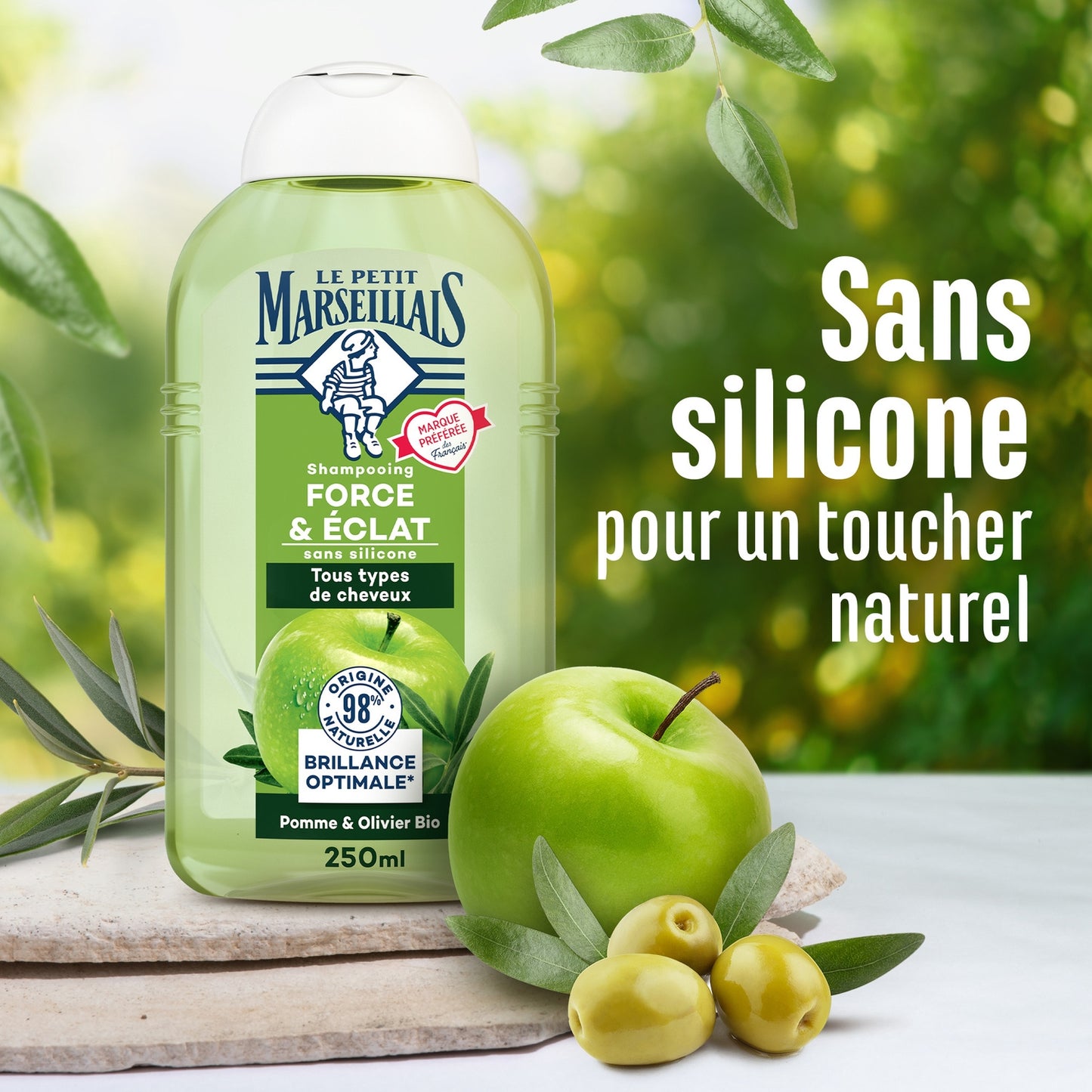 LE PETIT MARSEILLAIS Apple/Olive Leaf Shampoo