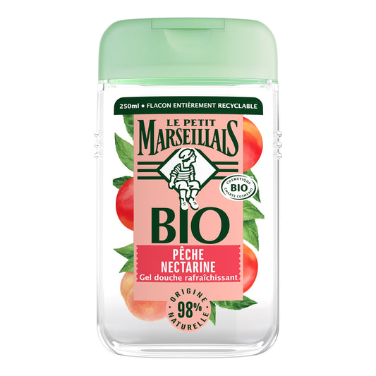 Organic Peach Nectarine Refreshing Shower Gel LE PETIT MARSEILLAIS