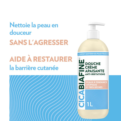 Crème de douche Peaux Sensibles Anti-irritations CICABIAFINE 