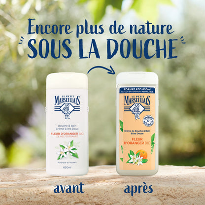 Gel Douche Hydratant Nourrissant Fleur d'Oranger Bio LE PETIT MARSEILLAIS