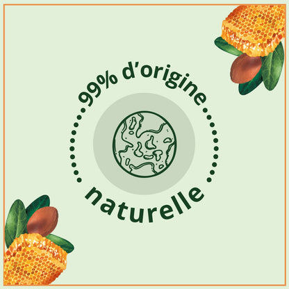 Lait Corps Peau Sèche et Très Sèche Nourrissant Hydratant 48h Miel Argan Bio LE PETIT MARSEILLAIS