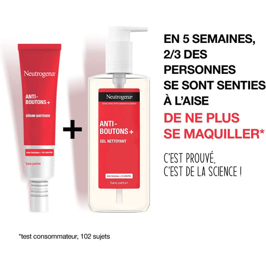 NEUTROGENA Daily Serum and Anti-Blemish Cleansing Gel