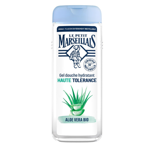 High Tolerance Moisturizing Shower Gel with Organic Aloe Vera LE PETIT MARSEILLAIS