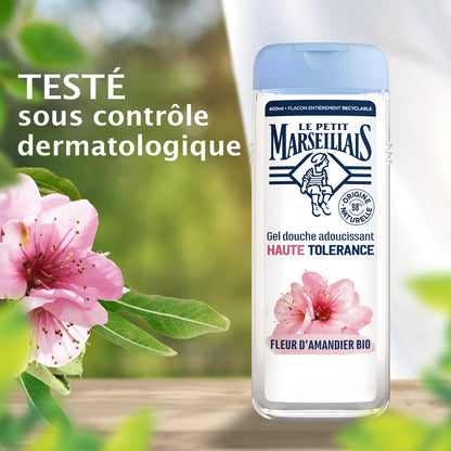 LE PETIT MARSEILLAIS High Tolerance Softening Shower Gel with Organic Almond Blossom