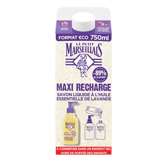 Liquid Soap Refill with Lavender Essential Oil LE PETIT MARSEILLAIS