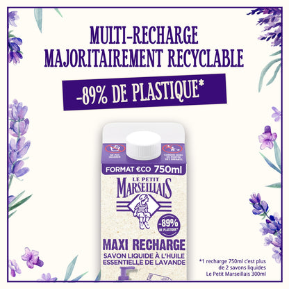 Liquid Soap Refill with Lavender Essential Oil LE PETIT MARSEILLAIS