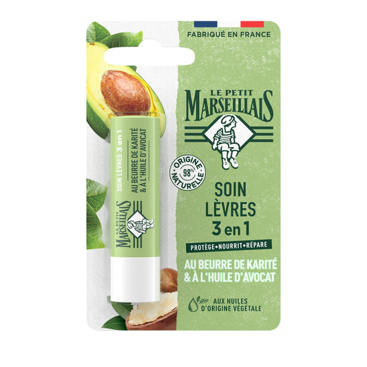 Lip Care Protects Nourishes Repairs with Shea Butter &amp; Avocado Oil LE PETIT MARSEILLAIS