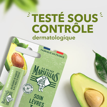 Lip Care Protects Nourishes Repairs with Shea Butter &amp; Avocado Oil LE PETIT MARSEILLAIS
