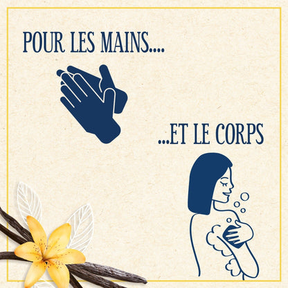 Savon Solide Mains et Corps Extra Doux Vanille LE PETIT MARSEILLAIS