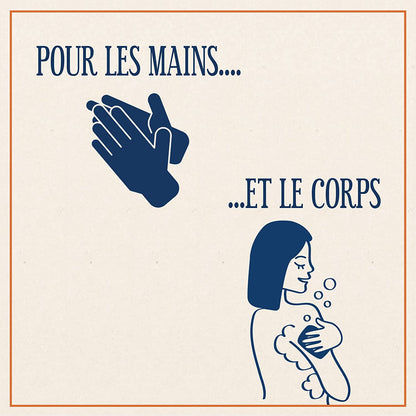 Savon Solide Mains et Corps Tradition Sans Parfum LE PETIT MARSEILLAIS