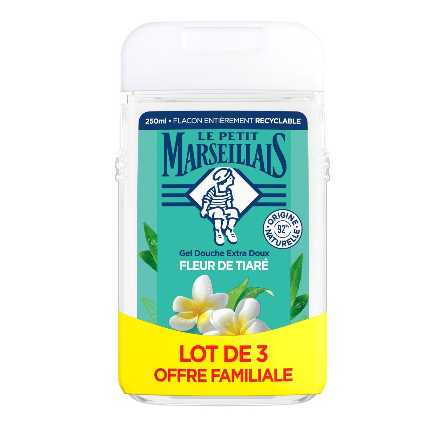 Extra Gentle Tiare Flower Shower Gel LE PETIT MARSEILLAIS