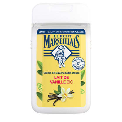 Gel Douche Hydratant et Nourrissant Lait de Vanille Bio LE PETIT MARSEILLAIS