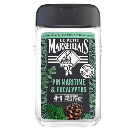 4 in 1 Refreshing Shower Gel Maritime Pine &amp; Eucalyptus LE PETIT MARSEILLAIS