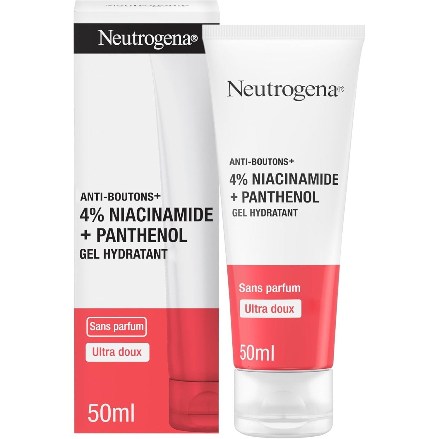 Gel Hydratant Anti-Boutons Sans Parfum NEUTROGENA le flacon de 50mL