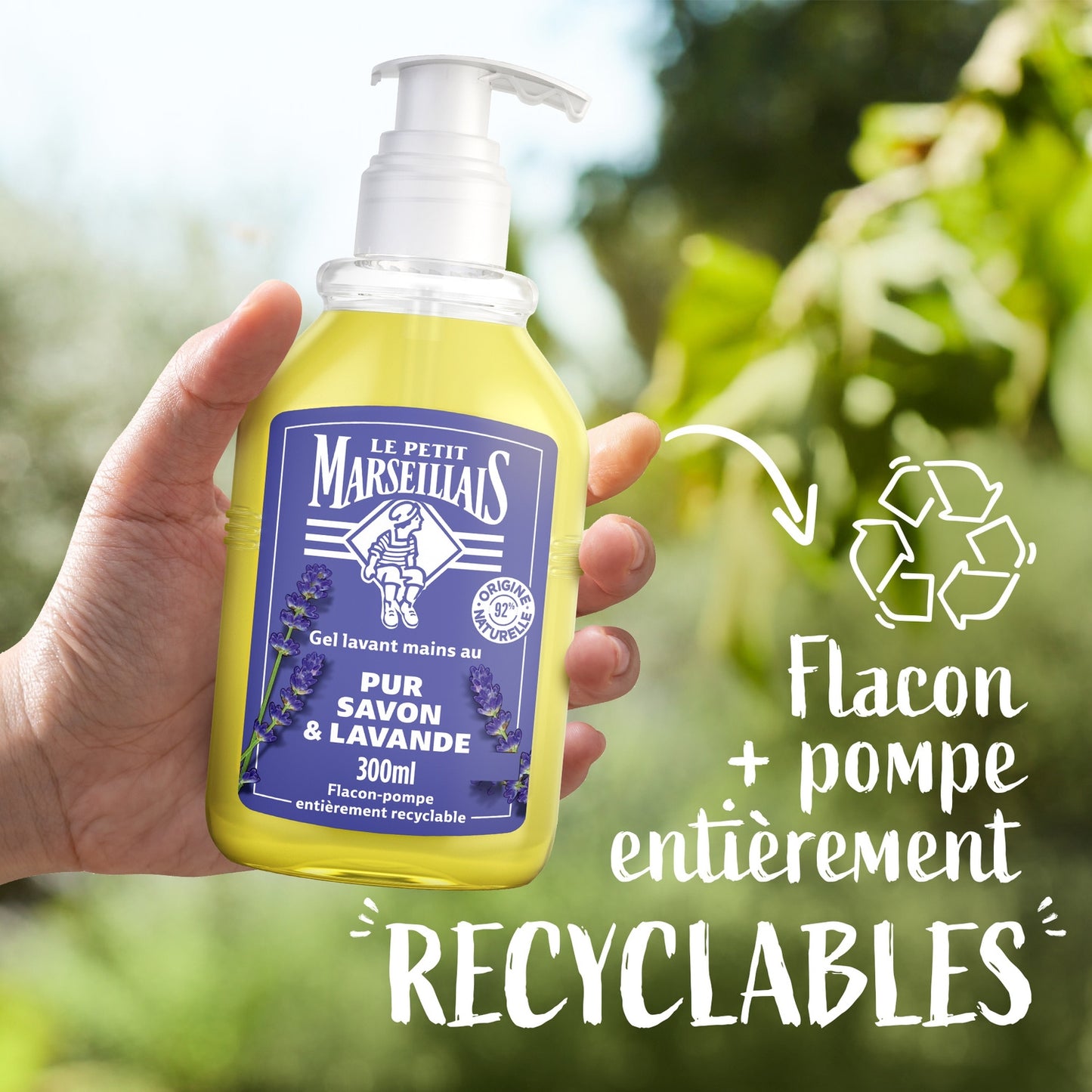Savon Liquide Mains Pur Savon Lavande LE PETIT MARSEILLAIS