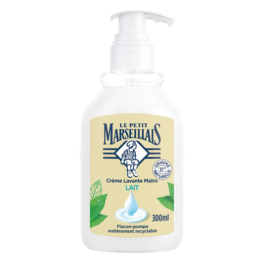 Savon Liquide Mains Lait LE PETIT MARSEILLAIS le flacon de 250mL