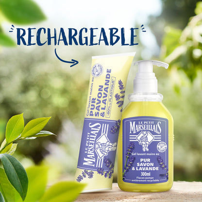 Savon Liquide Recharge Mains Pur Savon et Lavande LE PETIT MARSEILLAIS