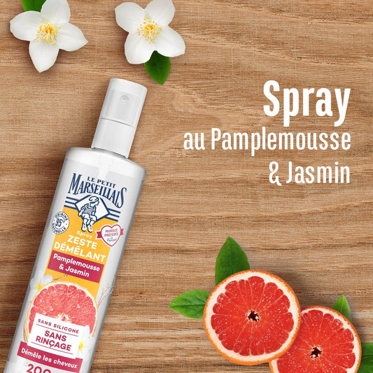 Après-Shampoing Démêlant Tous Types de Cheveux Pamplemousse et Jasmin LE PETIT MARSEILLAIS