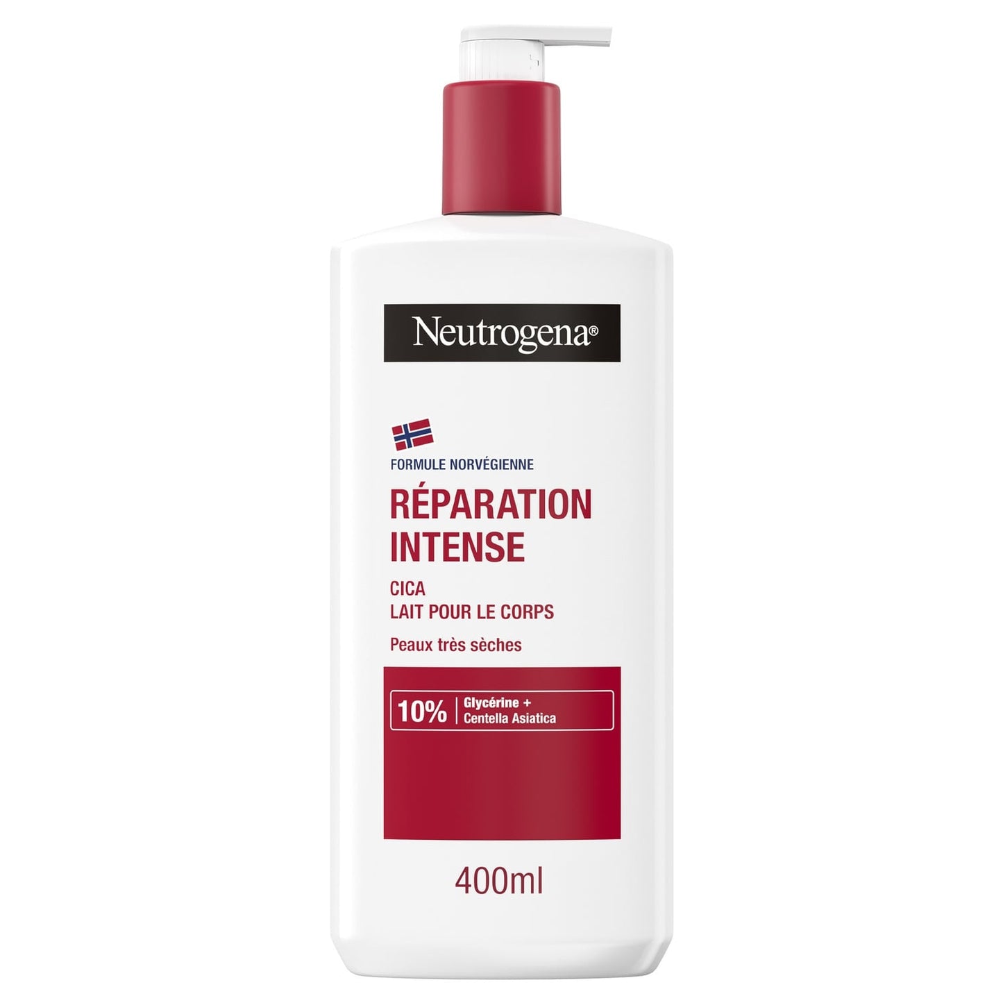 Lait Réparation Intense Apaisant Hydratant Cica Peau Très Sèche NEUTROGENA 