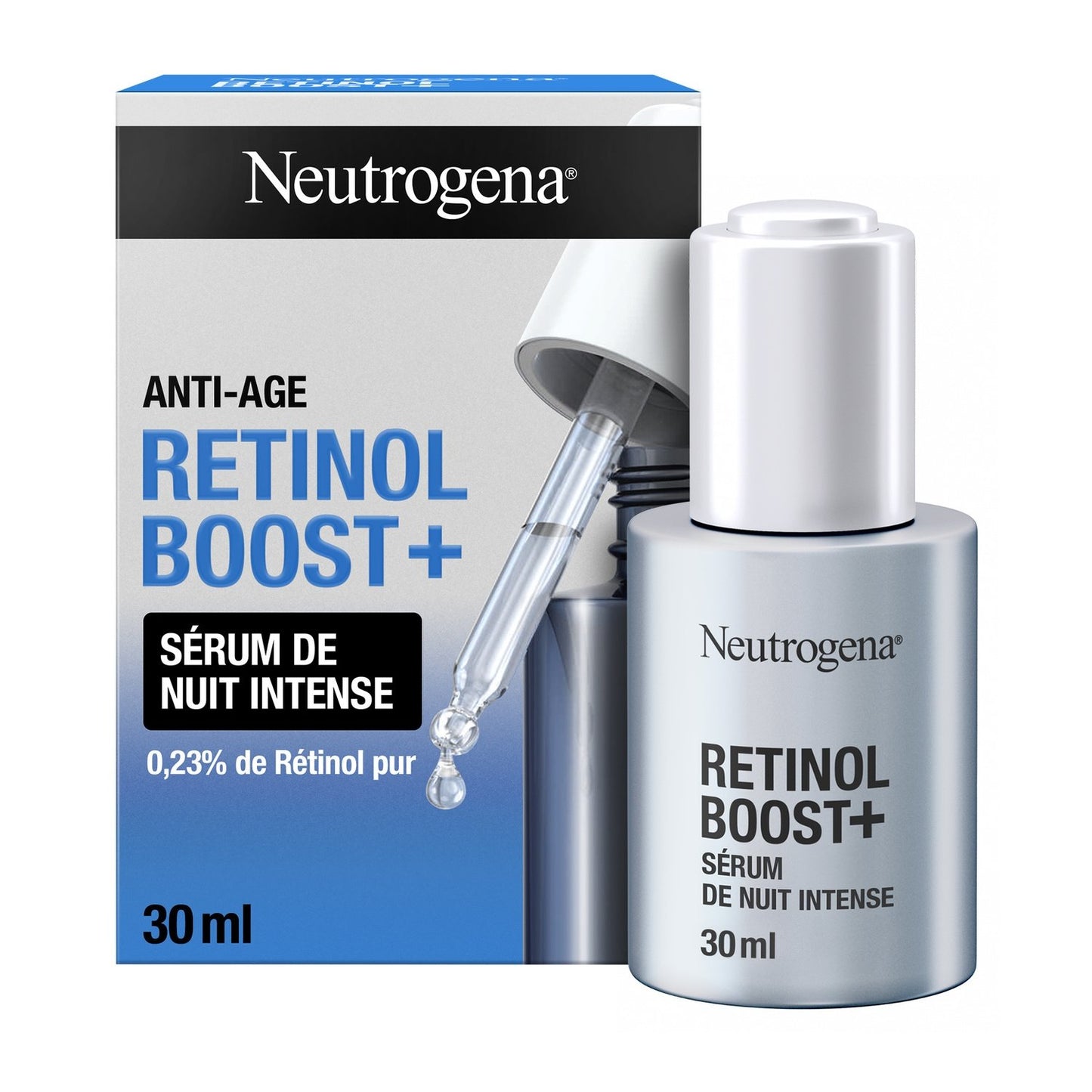 Sérum Visage Nuit Anti-Rides Rides Profondes Retinol Boost NEUTROGENA