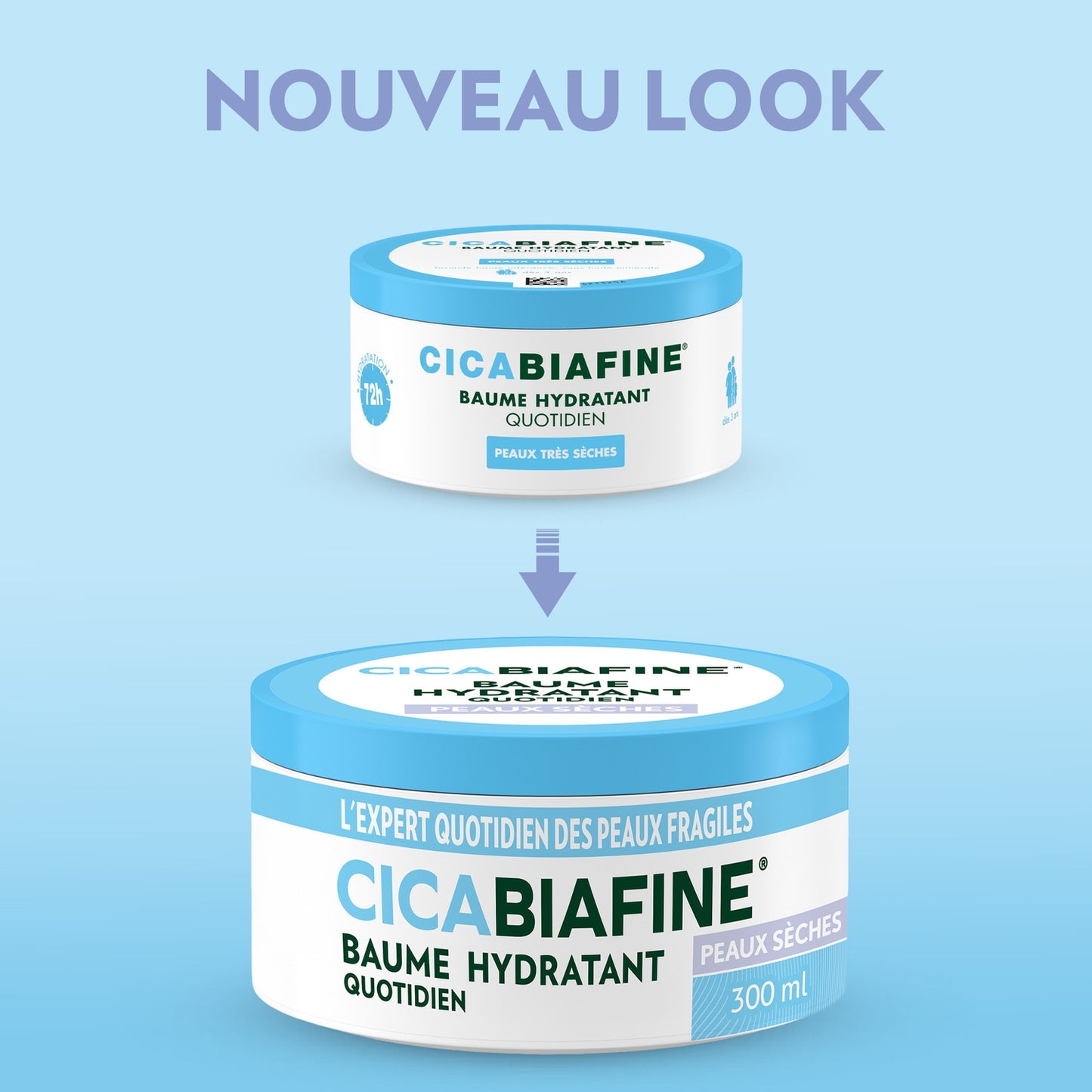 Baume Hydratant Quotidien Peau Très Sèche CICABIAFINE 