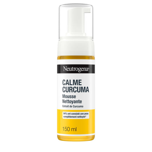 Soin Visage Calme Curcuma Mousse Nettoyante Extrait de Curcuma NEUTROGENA le flacon de 150mL