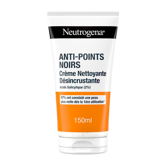 Soin Visage Anti Points Noirs Crème Nettoyante Désincrustante à l'Acide Salicylique NEUTROGENA le flacon de 150mL