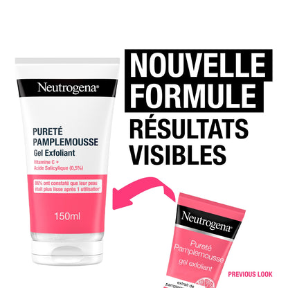 NEUTROGENA Grapefruit Purity Face Care Exfoliating Gel with Vitamin C and Salicylic Acid