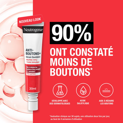 Sérum Anti Boutons Sérum Quotidien Aha Pha 10% Acide Salicylique NEUTROGENA