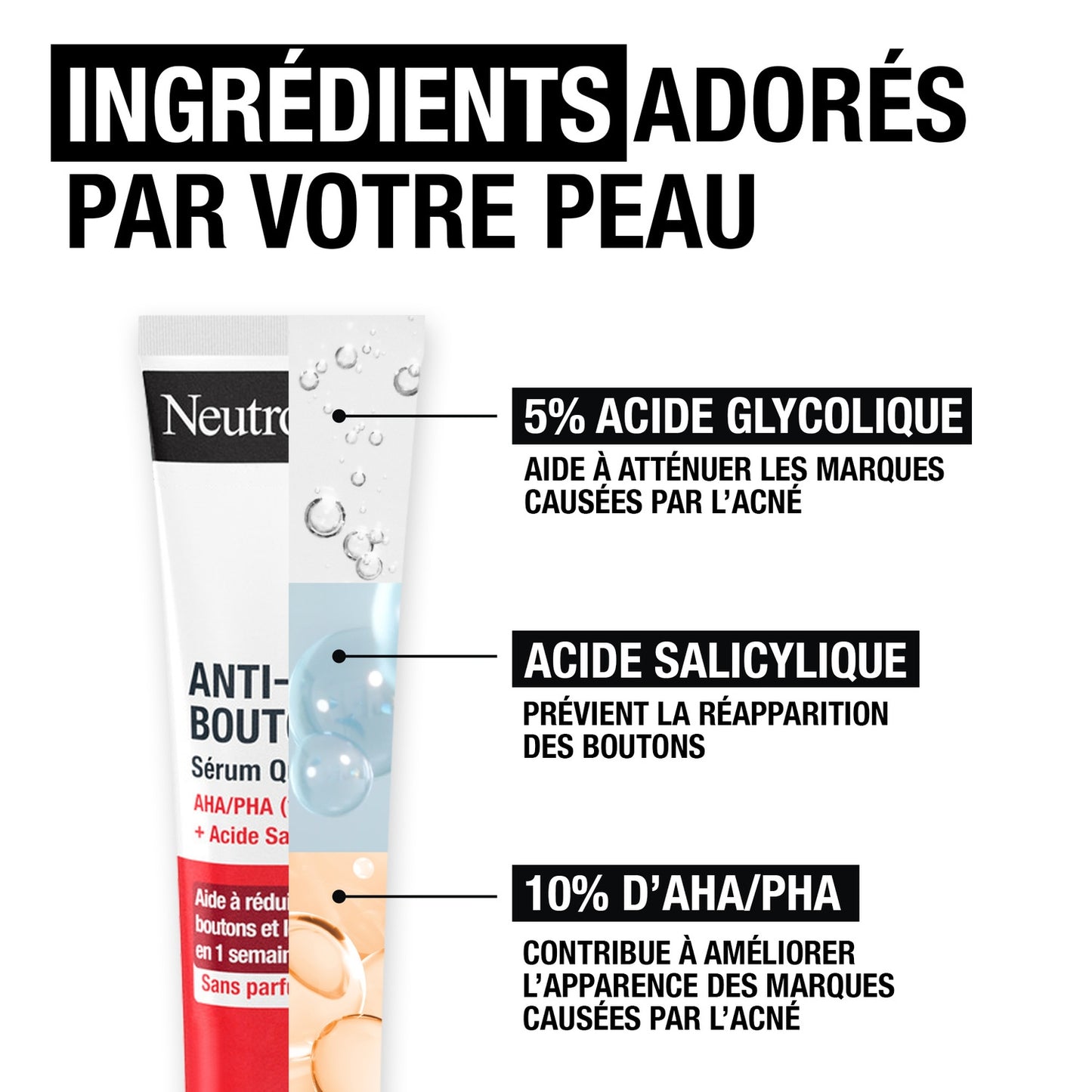 Sérum Anti Boutons Sérum Quotidien Aha Pha 10% Acide Salicylique NEUTROGENA