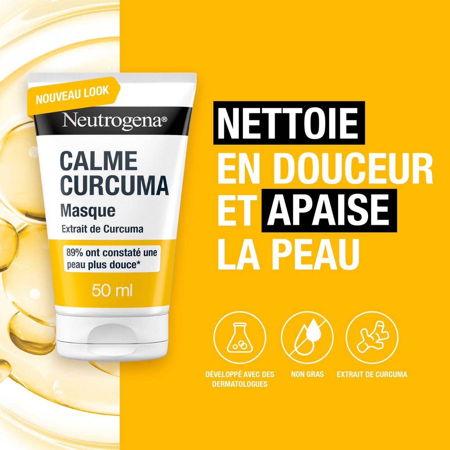 NEUTROGENA Turmeric Extract Face Mask for Spots and Irritation