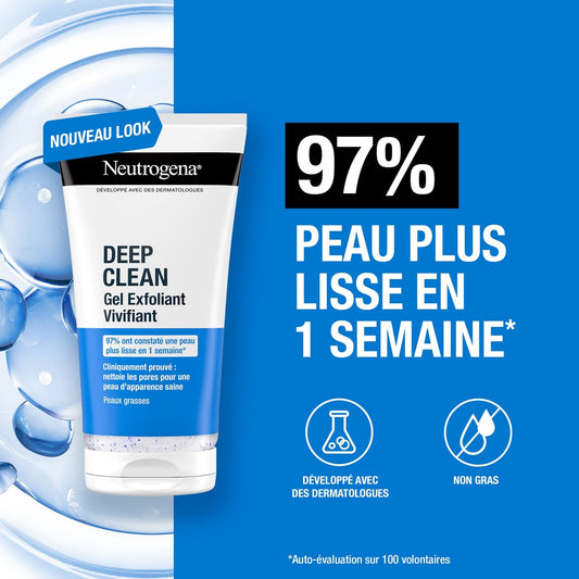 NEUTROGENA Deep Clean Invigorating Exfoliating Gel