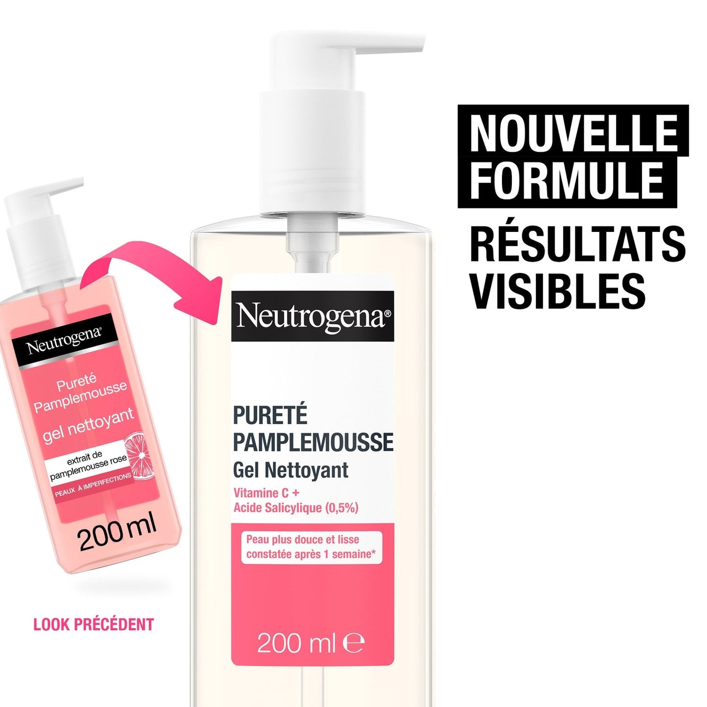 NEUTROGENA Grapefruit Purity Face Care Exfoliating Gel with Vitamin C and Salicylic Acid