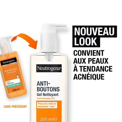 Anti-Blemish Face Care Salicylic Acid Cleansing Gel Clearer Skin NEUTROGENA