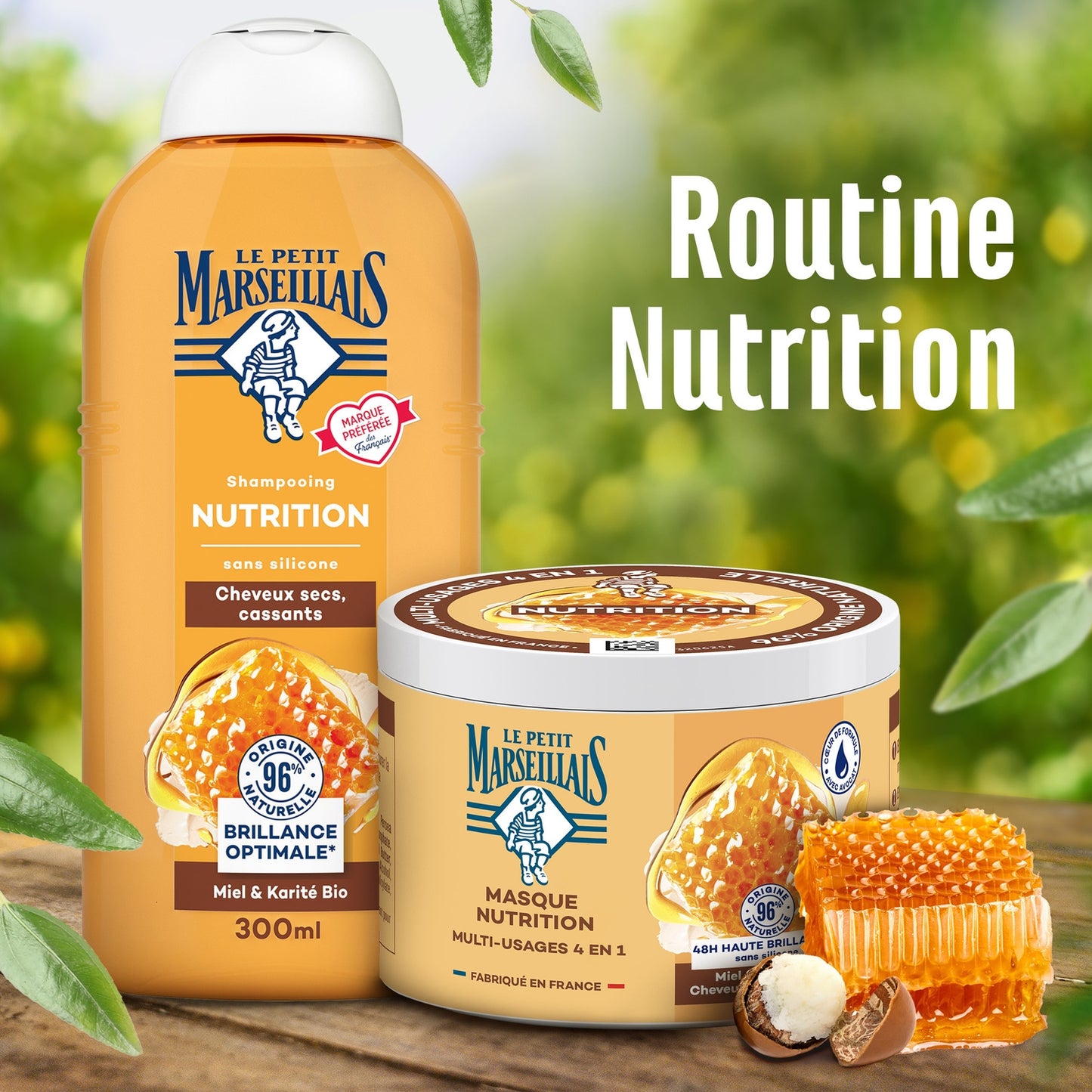 Masque Capillaire Nutrition Multi-Usages 4-En-1 LE PETIT MARSEILLAIS