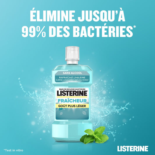Listerine Alcohol-Free Fresh Breath Mouthwash
