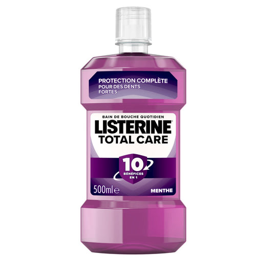 Bain de Bouche Total Care 10en1 Menthe LISTERINE le flacon de 500mL