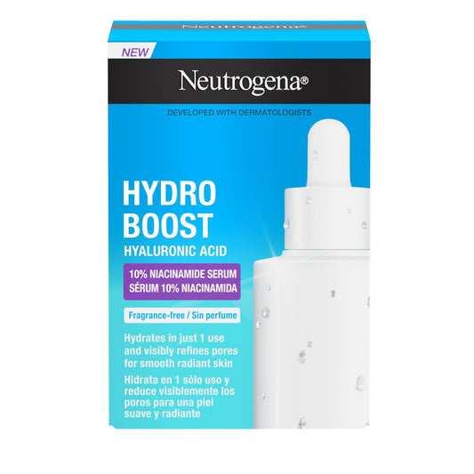Sérum Visage Hydro Boost Acide Hyaluronique Niacinamide NEUTROGENA le flacon de 30mL