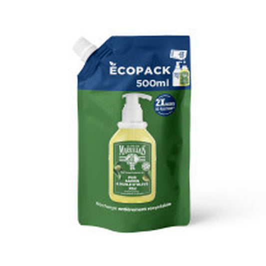 Savon Liquide Recharge Huile d'Olive LE PETIT MARSEILLAIS le flacon de 500mL