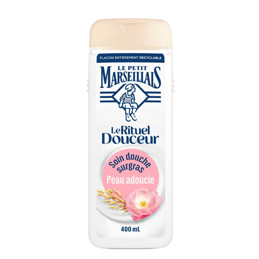 Soin Douche le Rituel Douceur  Surgras Peau Adoucie LE PETIT MARSEILLAIS