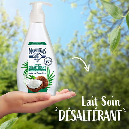 Lait Corps Peau Déshydratée Hydratation 48h Noix de Coco Bio LE PETIT MARSEILLAIS