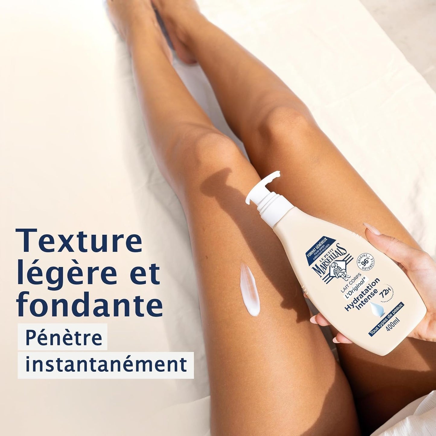 Lait Corps Hydratation Intense 72h Lait Végétal l'Original LE PETIT MARSEILLAIS