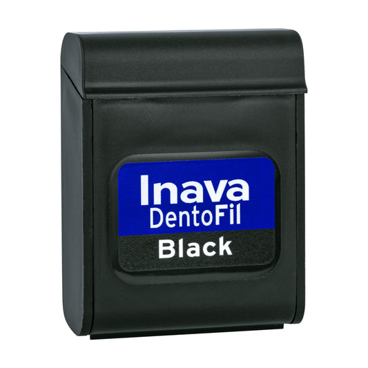Dentofil Black INAVA Chlorhexidine Dental Floss Caries Protection