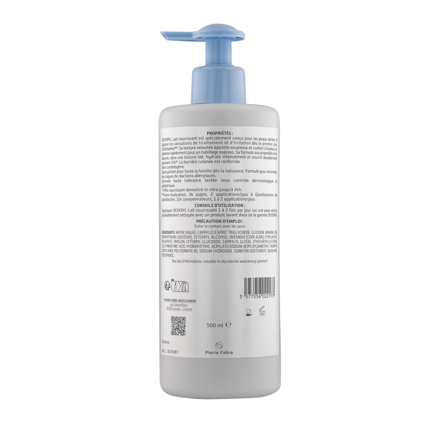 DEXERYL Nourishing Body Lotion for Dry Skin 24h Hydration