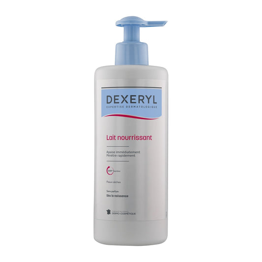 Lait Corps Peau Sèche Nourrissant Hydratation 24h DEXERYL la pompe de 500mL