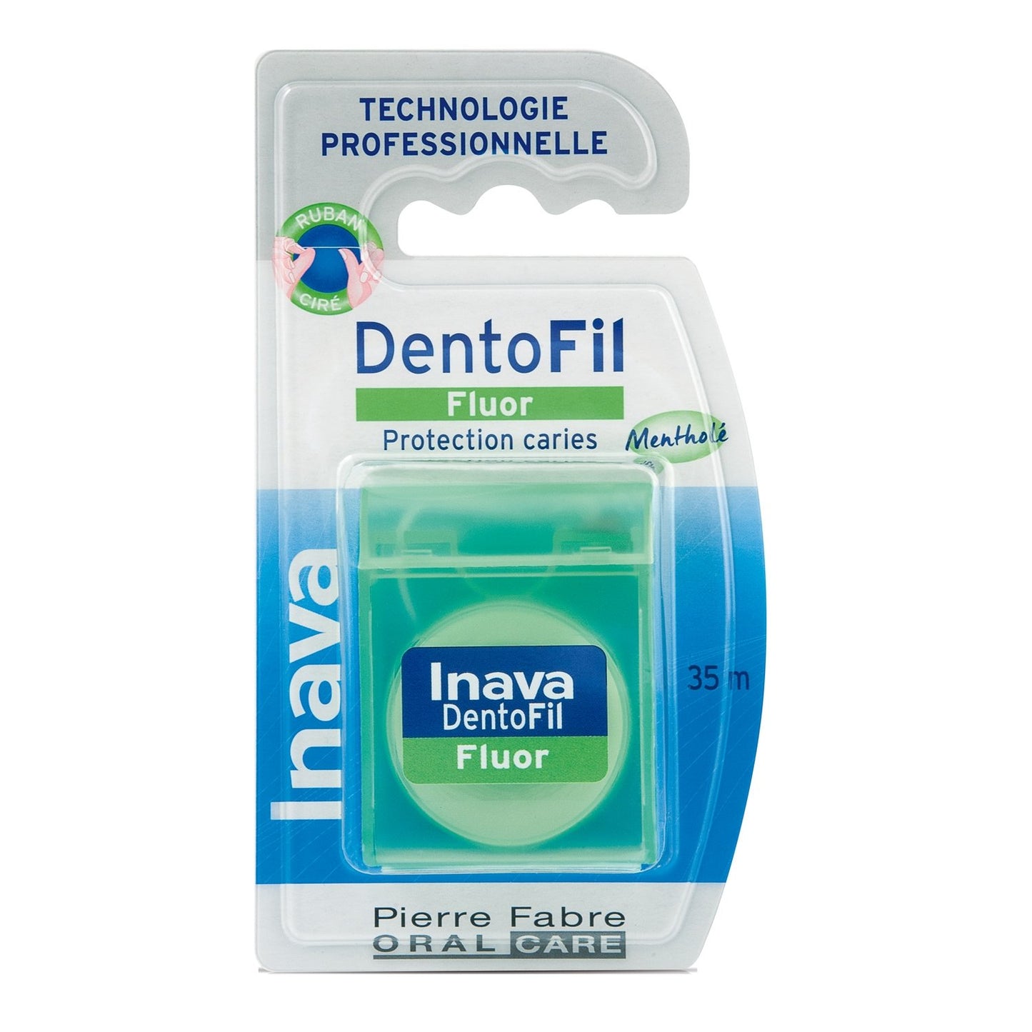 INAVA Mint Fluoride Dental Floss Cavity Protection