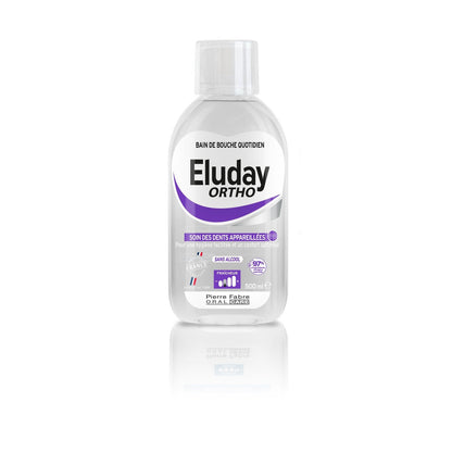 Bain de Bouche Adulte et Enfant +10 Ans Hygiène et Confort Anti6plaque Fluorinol Sans Alcool Ortho ELUDAY CARE