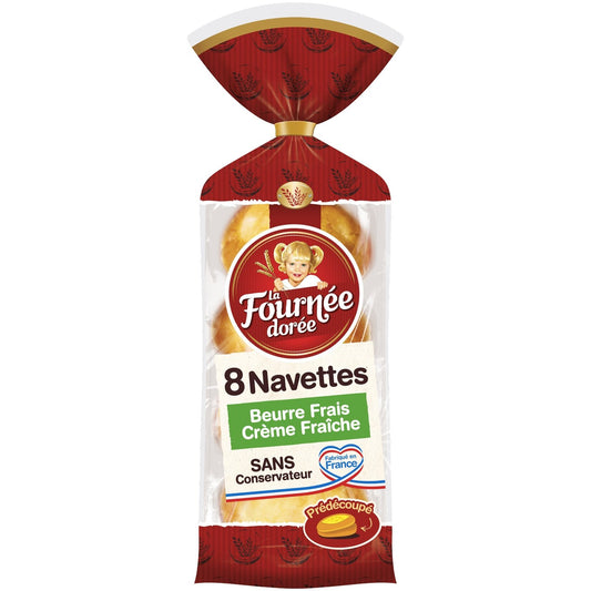 Navettes LA FOURNEE DOREE les 8 navettes de 50 g