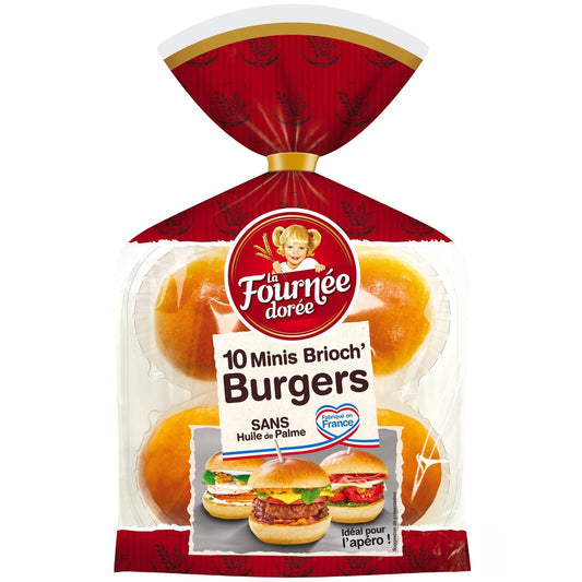 Brioches Mini Burger LA FOURNEE DOREE