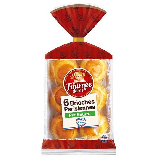 Brioche Parisienne au Beurre LA FOURNEE DOREE le sachet de 270g